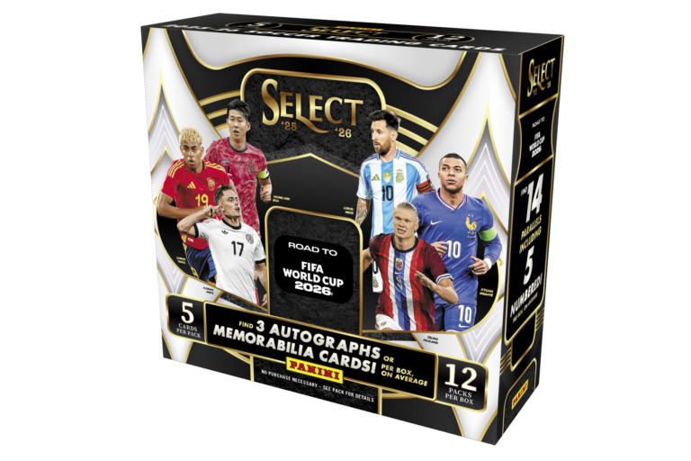 2025-26 Panini Select Road to FIFA World Cup Soccer Hobby 12-Box Case - 1st Off The Line (FOTL)