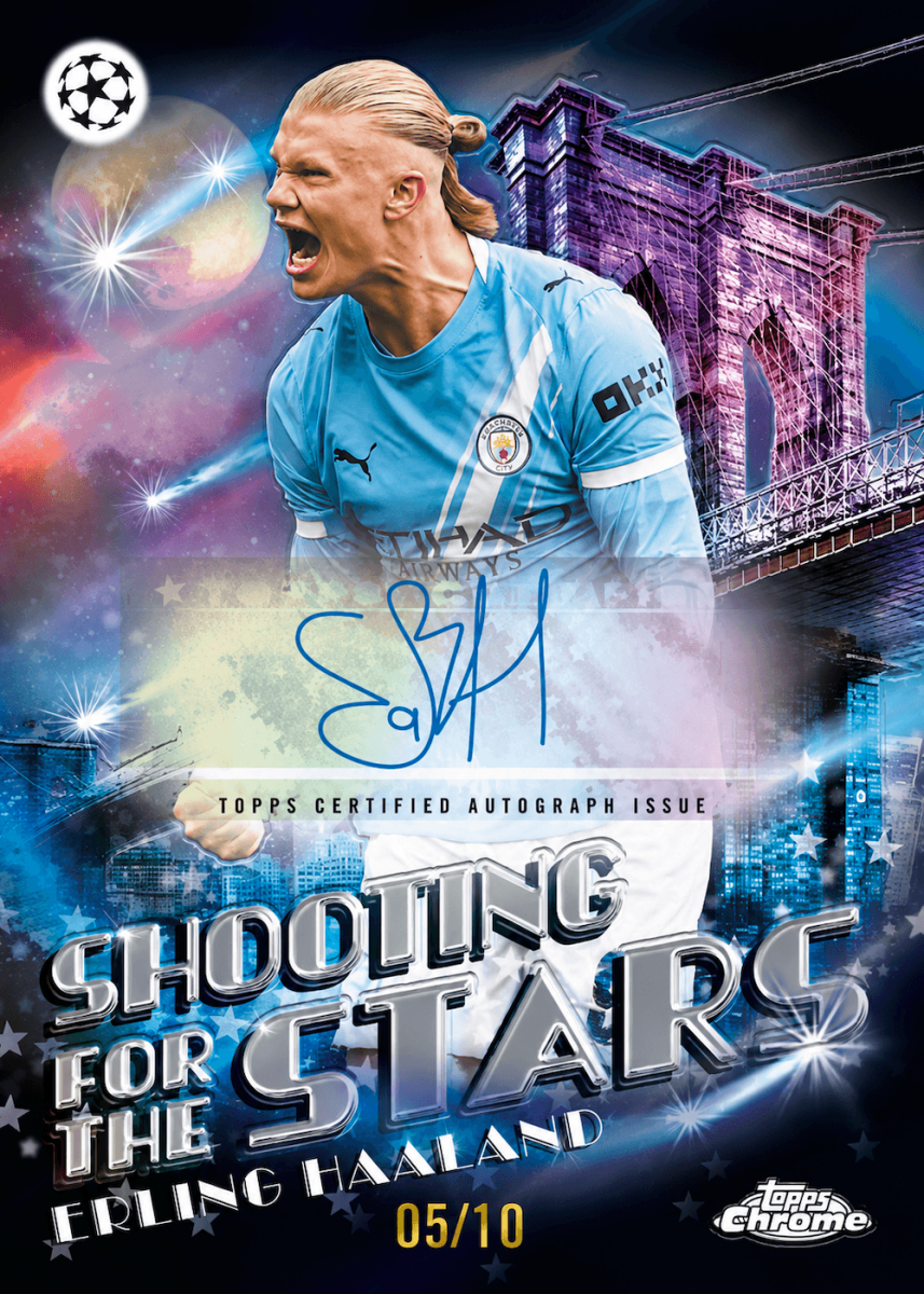 2025-26 Topps Chrome UEFA Club Competitions Soccer Fanatics Fest NYC Edition Hobby Box (Fanatics Fest Refractors)