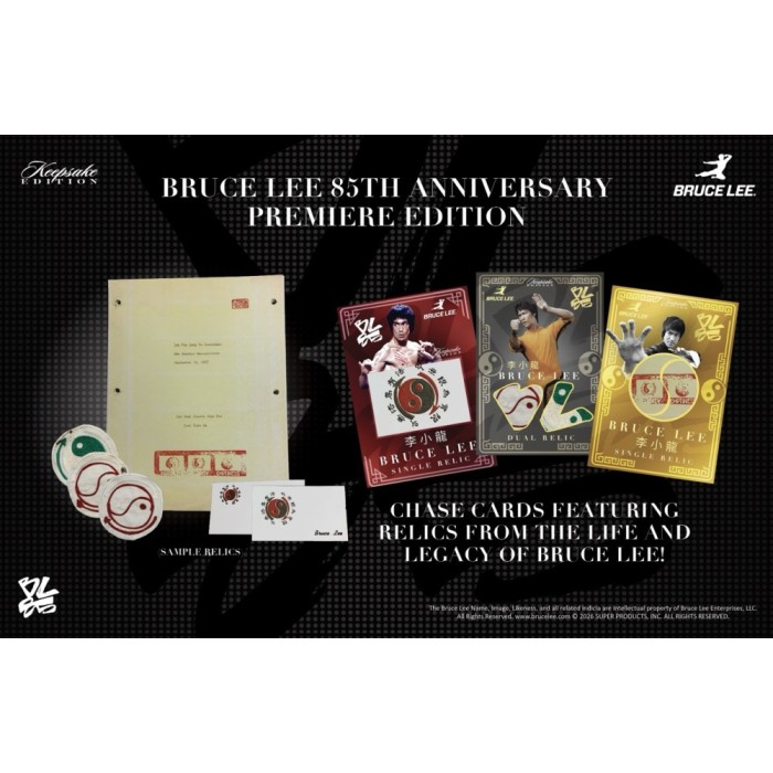 2025 Super Break Bruce Lee 85th Anniversary Premiere Keepsake Hobby Edition 10-Box Case