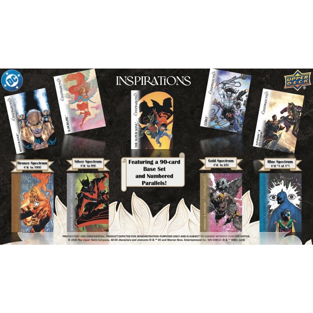 2026 Upper Deck Inspirations The World of DC Hobby 10-Box Case
