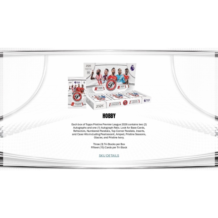 2025-26 Topps Pristine English Premier League Soccer Hobby Box