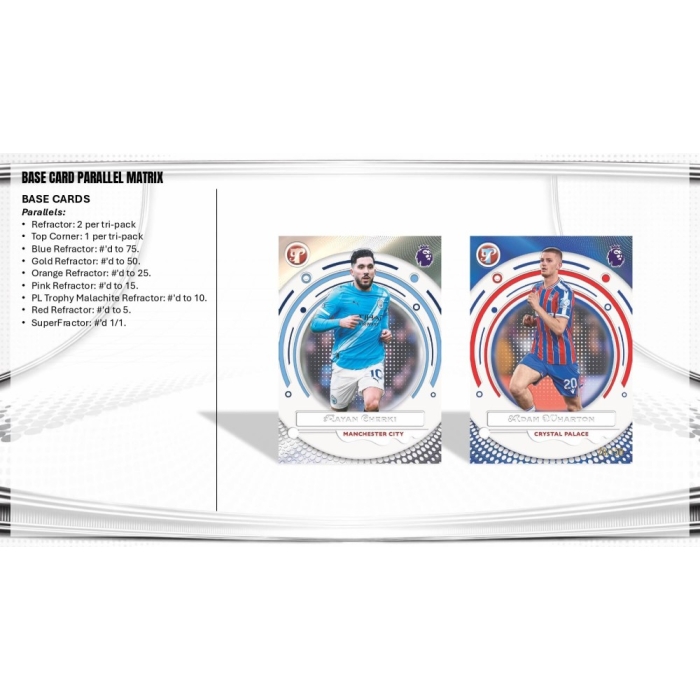 2025-26 Topps Pristine English Premier League Soccer Hobby Box